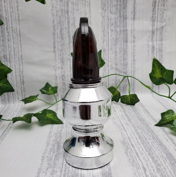 Donated...Vintage Chess Piece KNIGHT Bottle | Brown Top - Picture 4 of 7